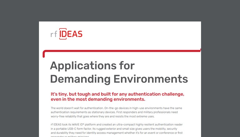 Applications for Demanding Environments thumbnail