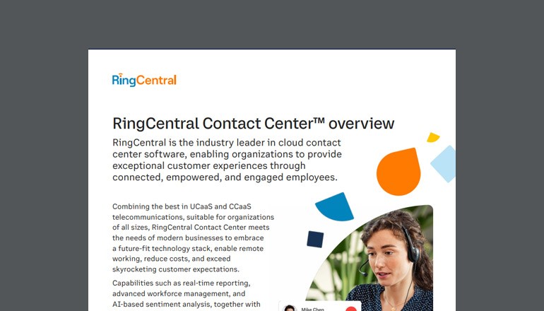 RingCentral Contact Center Overview Thumbnail