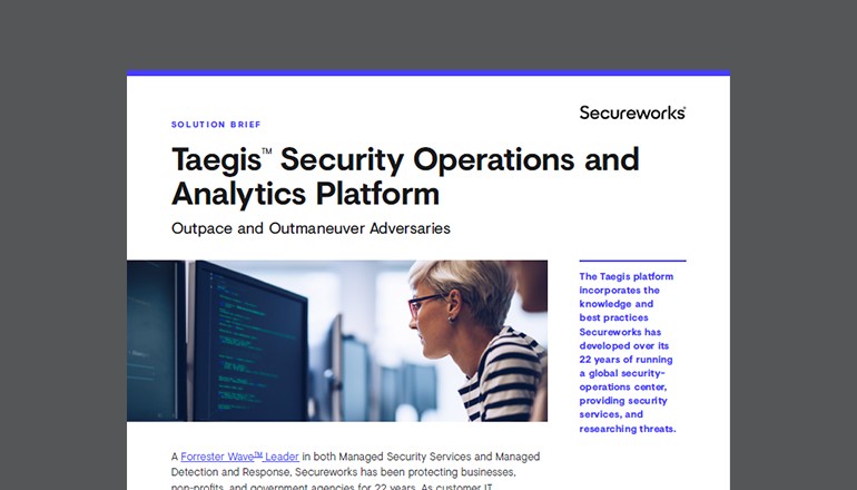 Taegis Security Operations and Analytics Platform thumbnail