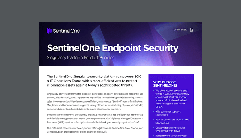 SentinelOne Endpoint Security thumbnail