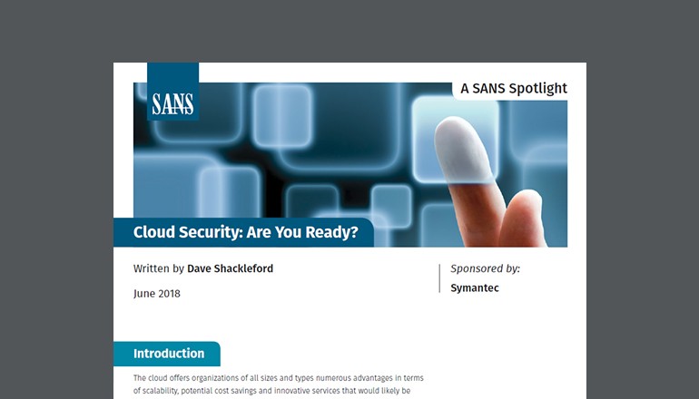 Cloud Security: Are You Ready? cover