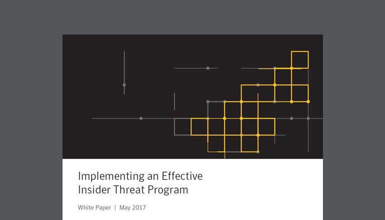 Implementing an Effective Insider Threat Program whitepaper thumbnail