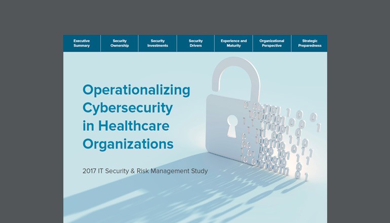 Operationalizing Cybersecurity in Healthcare ebook cover