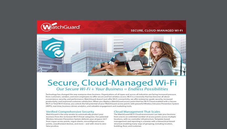 Watchguard Secure Wi-fi thumbnail