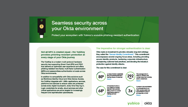 Seamless Security Across Your Okta Environment Thumbnail of asset available to download below.