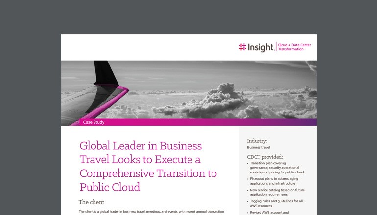 Business Travel Firm Executes Successful Cloud Adoption cover