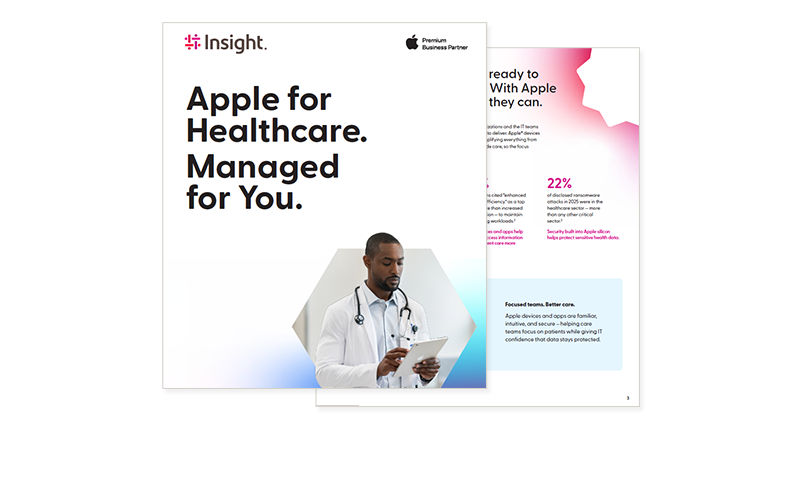 Apple for Healthcare ebook cover Thumbnail of asset