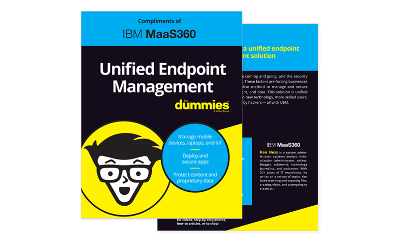 IBM MaaS360 Unified Endpoint Management ebook thumbnail