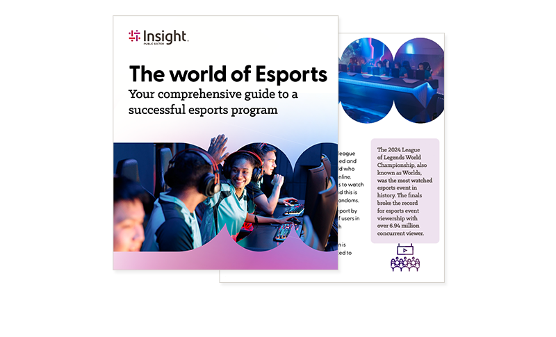 Esports offer significant benefits for students in higher education Cover of ebook available to access by filling out the form on page.