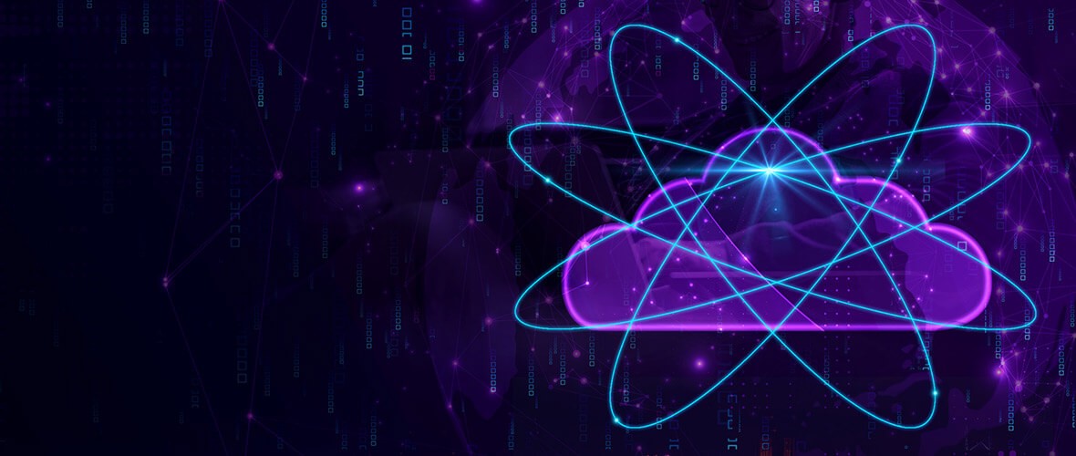 Cloud and Edge the innovation equation Abstract cloud technology cover