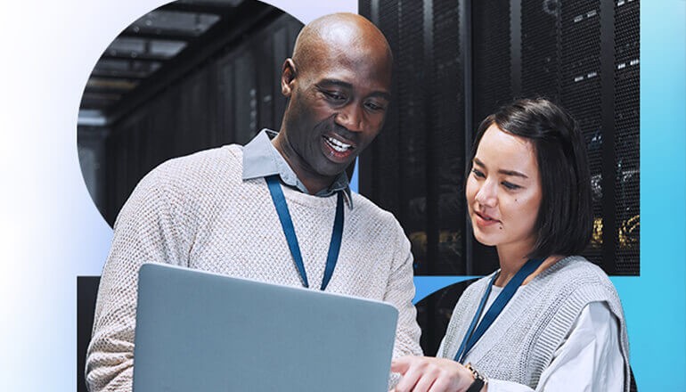 Understanding the key steps and strategies for a smooth transition to the cloud is essential. Network technicians working together. Cloud migration, cloud adoption, cloud strategy, cloud journey, cloud technology, cloud solutions