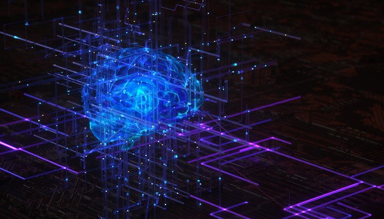 Cutting Through the AI Noise AI abstract graphic