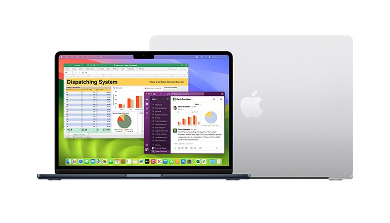 Woman on tablet device