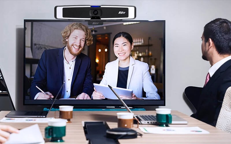 Meeting using AVer VB130