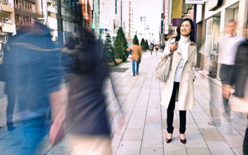 People on the street