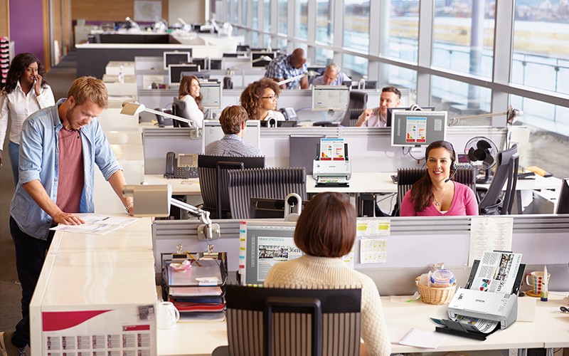 Epson Document Scanners were designed from the ground-up with 24/7 reliability in mind. Professionals working on their station
