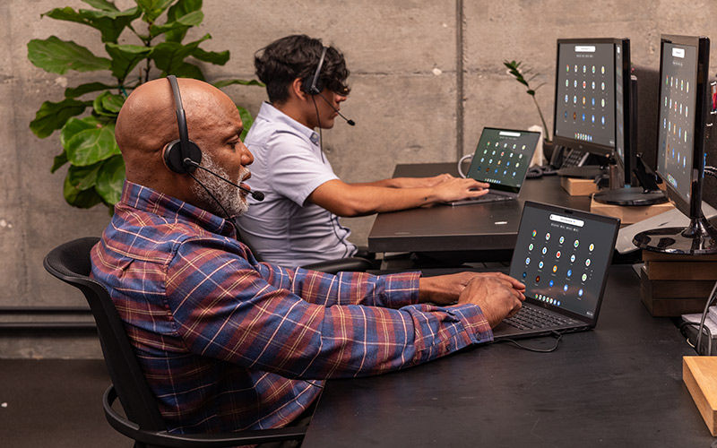 Secure and efficient contact centers