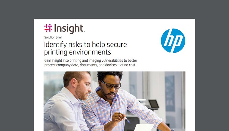Identify risks to help secure printing environments Identify risks to help secure printing environments thumbnail
