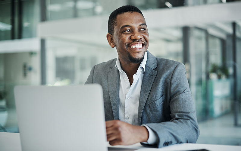 Man working at the office 