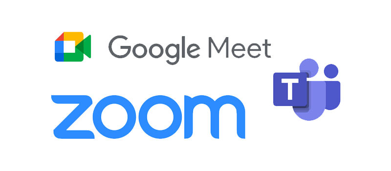 Google Meet, Teams, Zoom logo