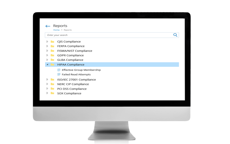 Netwrix compliance screenshot