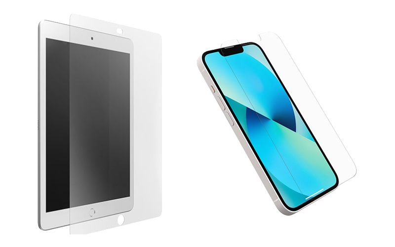 Smart phone and tablet with OtterBox alpha glass