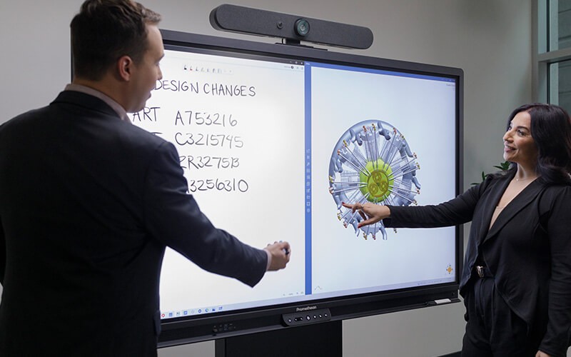 Leaders using Promethean ActivPanel