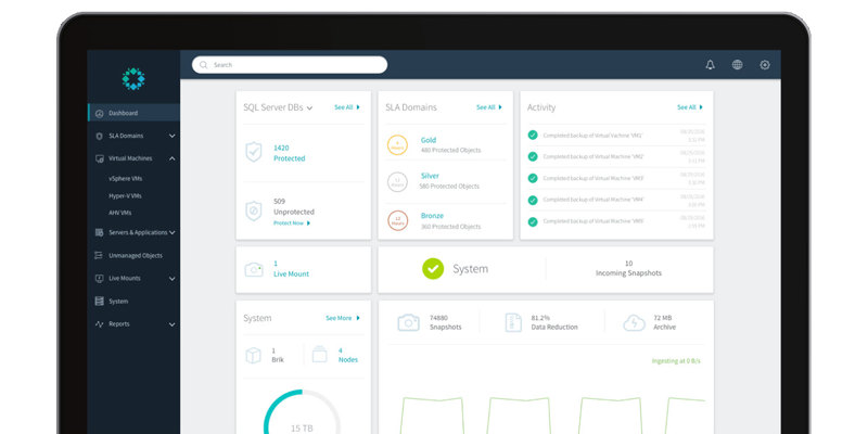 Rubrik Cloud Data Management platform