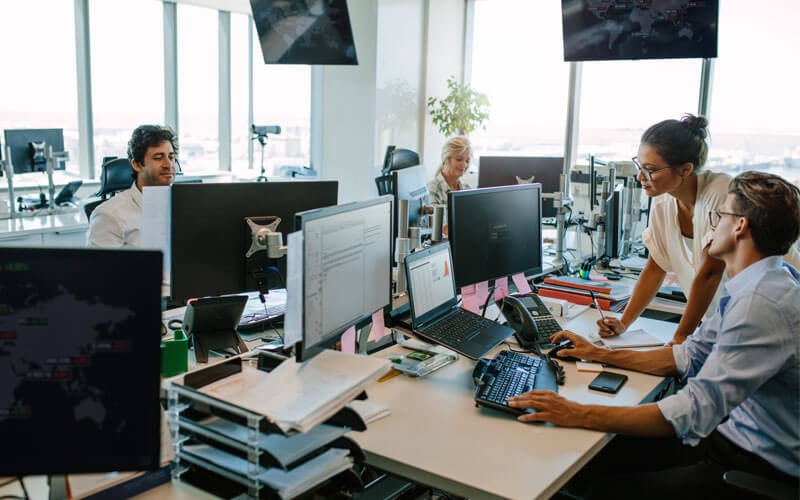 Open office teammates